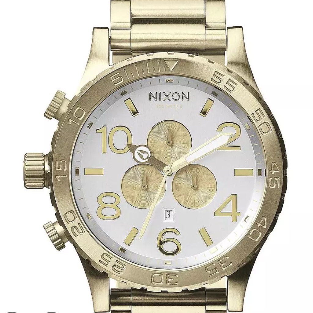 Nixon 5130 Champagne Gold Chronograph Watch Nixon 5130 Champagne Gold Chronograph Watch